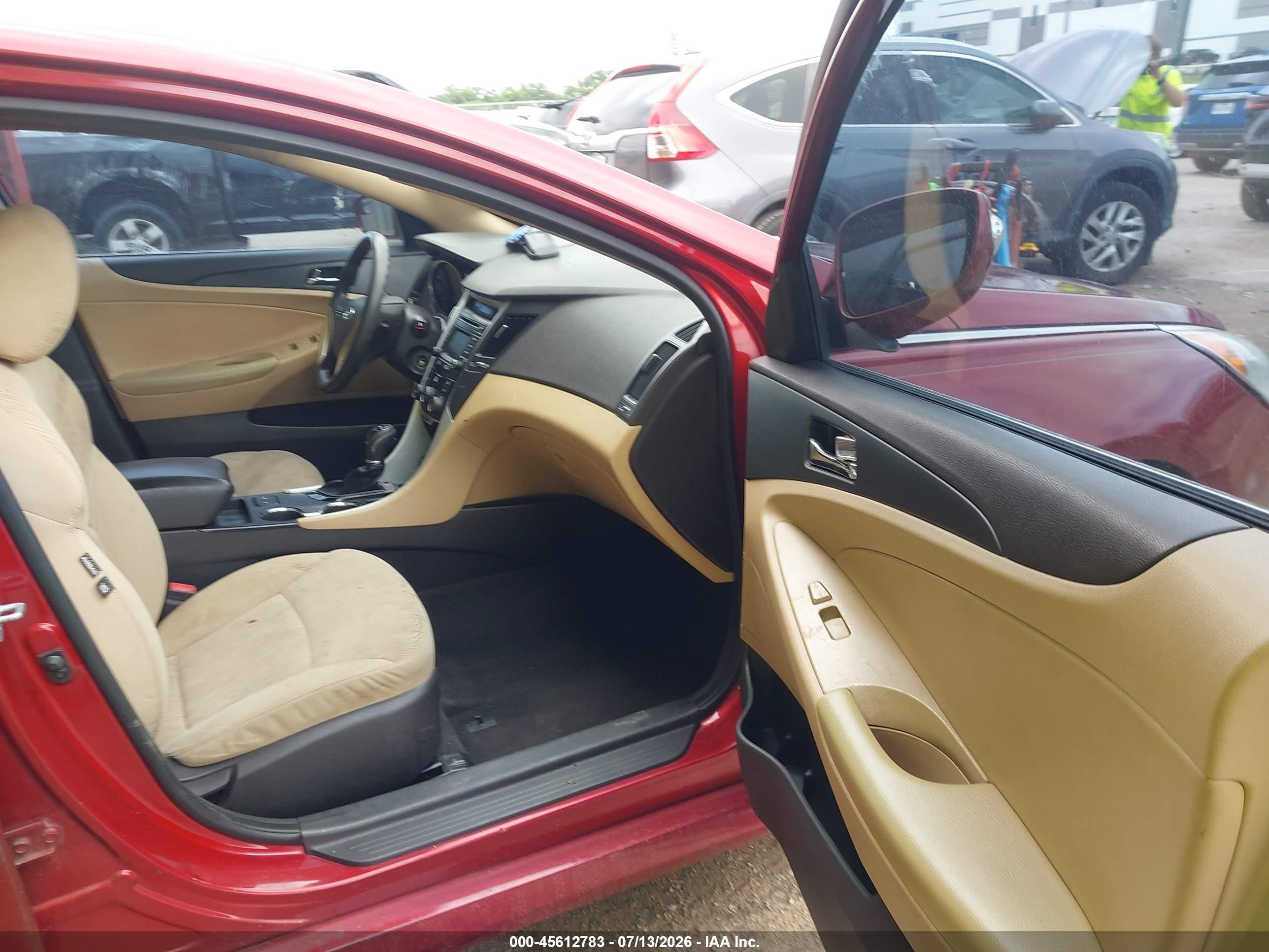 2014 Hyundai Sonata Gls Red vin: 5NPEB4AC0EH844646