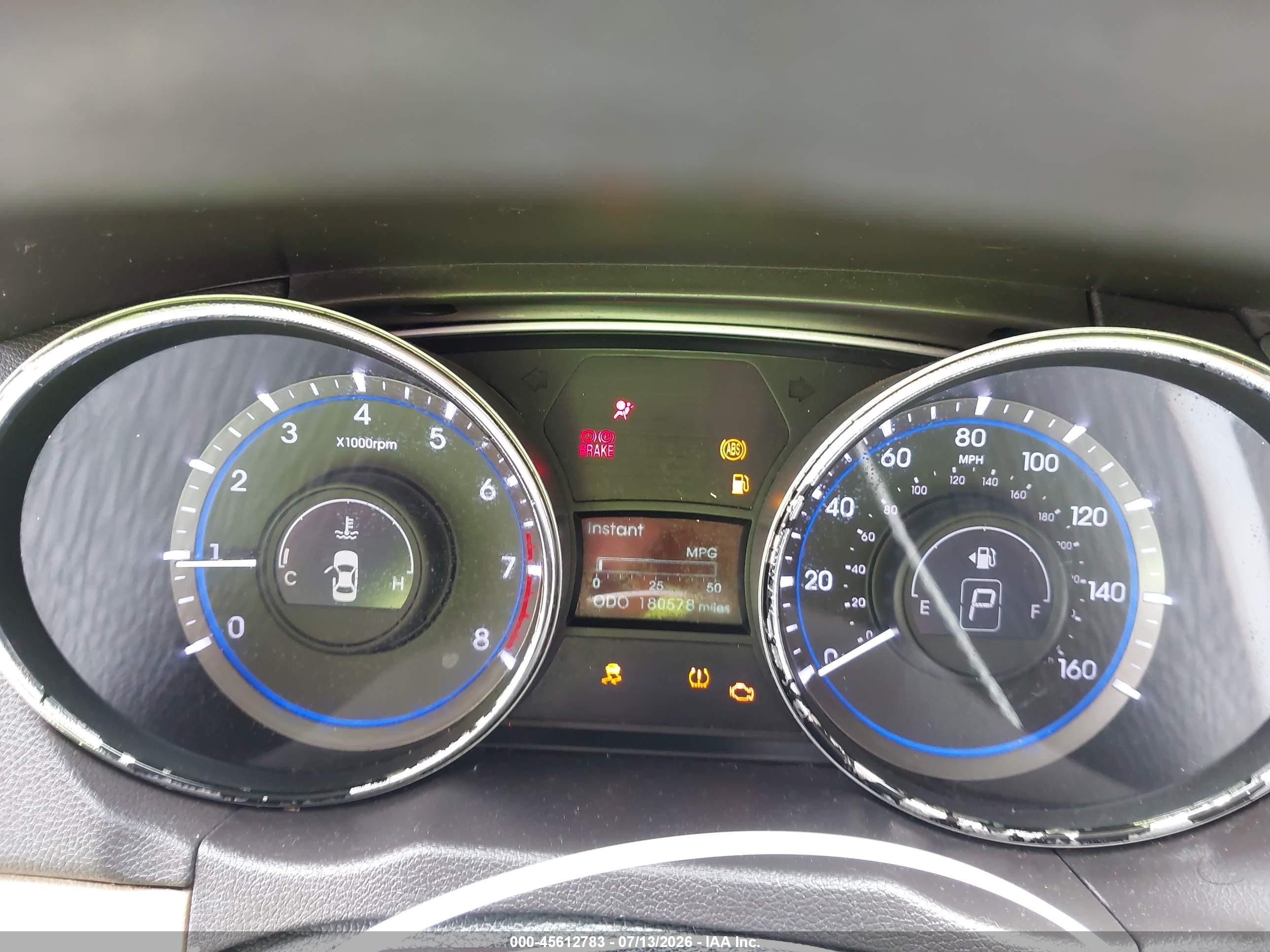 2014 Hyundai Sonata Gls Red vin: 5NPEB4AC0EH844646