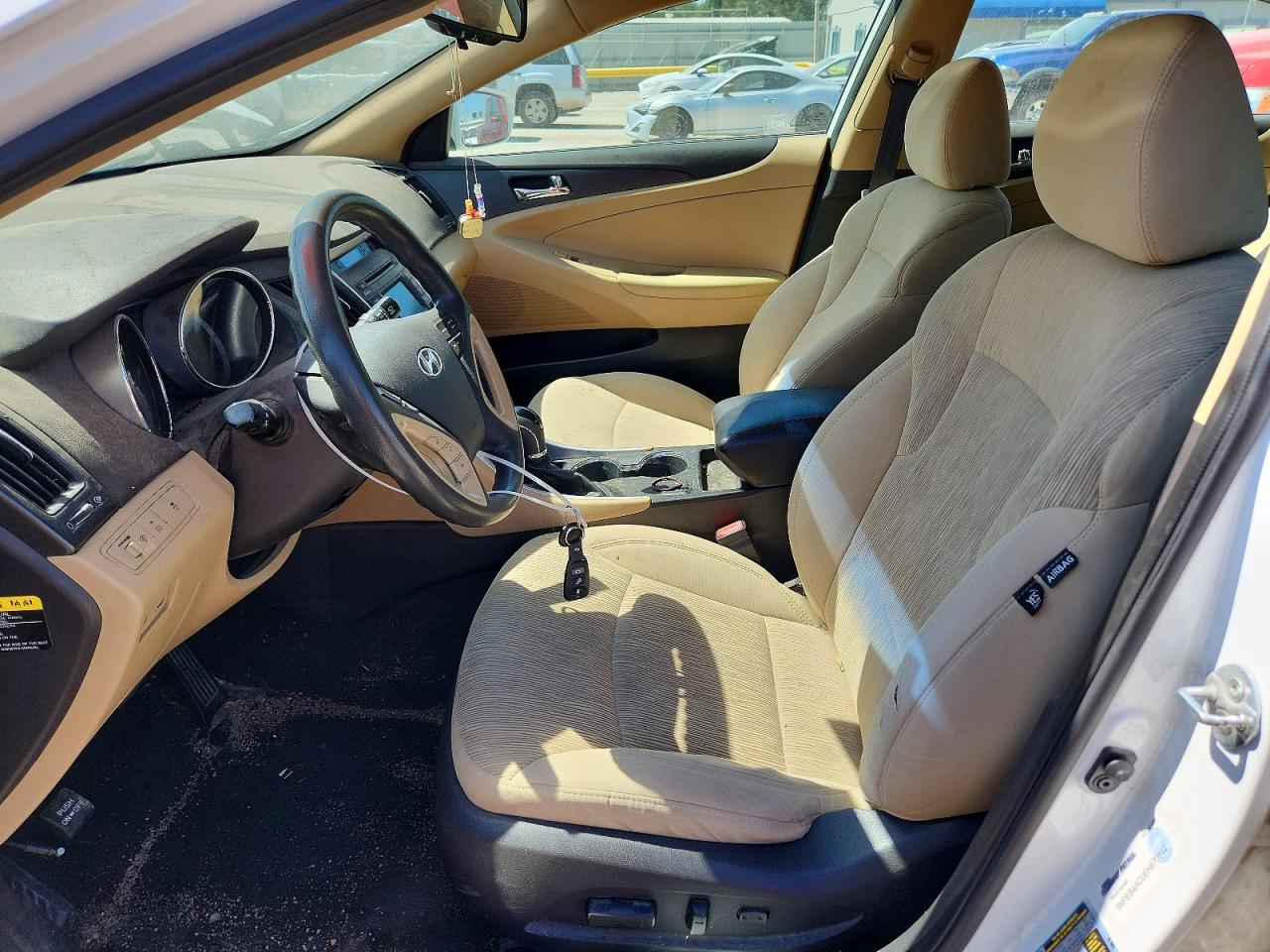 2014 Hyundai Sonata Gls White vin: 5NPEB4AC0EH870812