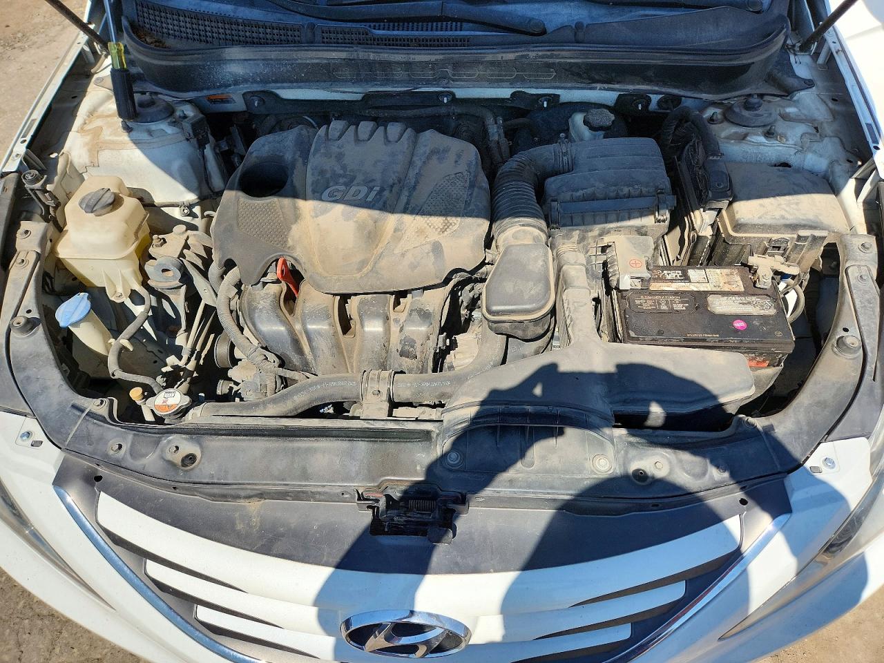 2014 Hyundai Sonata Gls White vin: 5NPEB4AC0EH870812