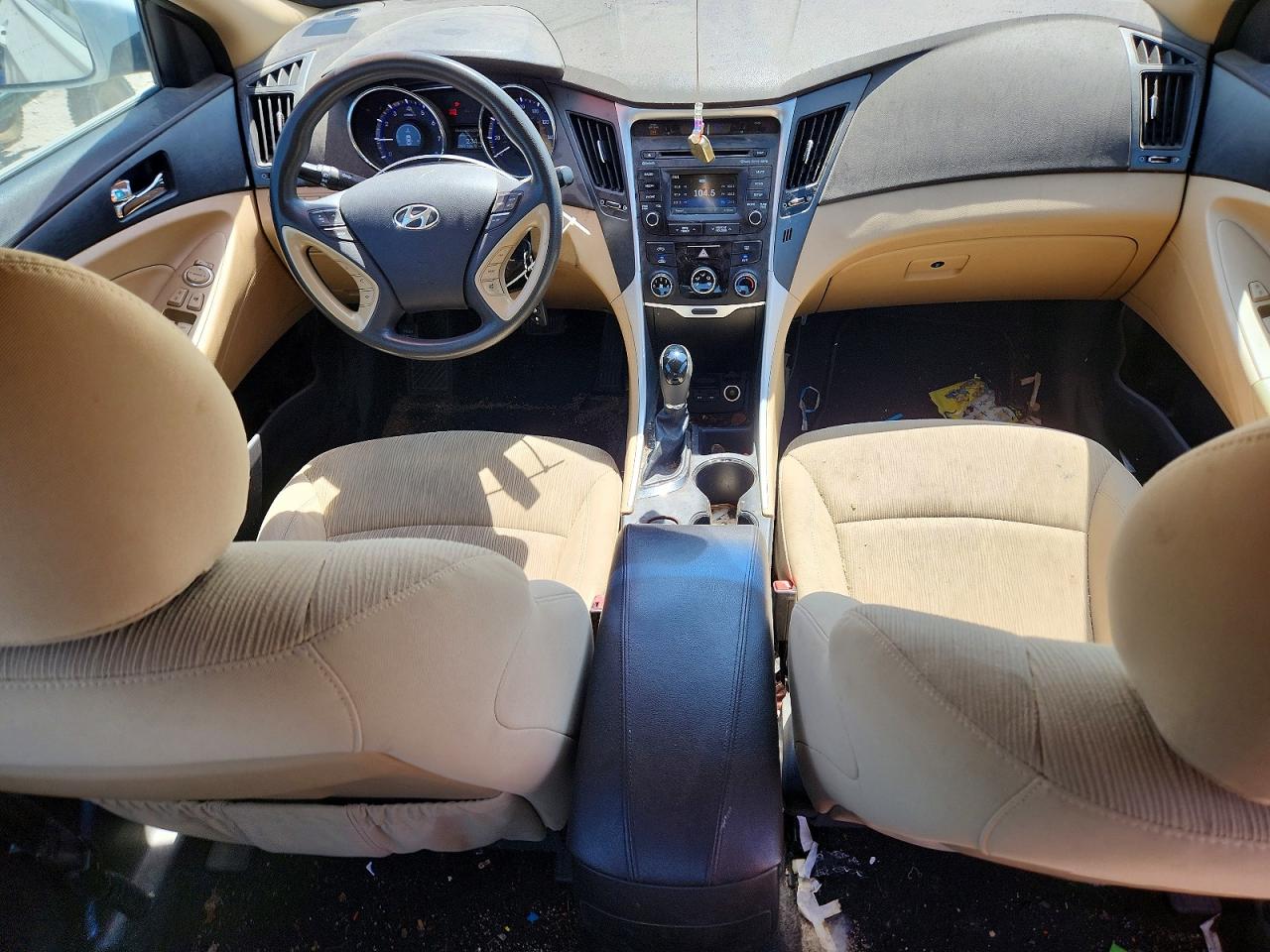 2014 Hyundai Sonata Gls White vin: 5NPEB4AC0EH870812
