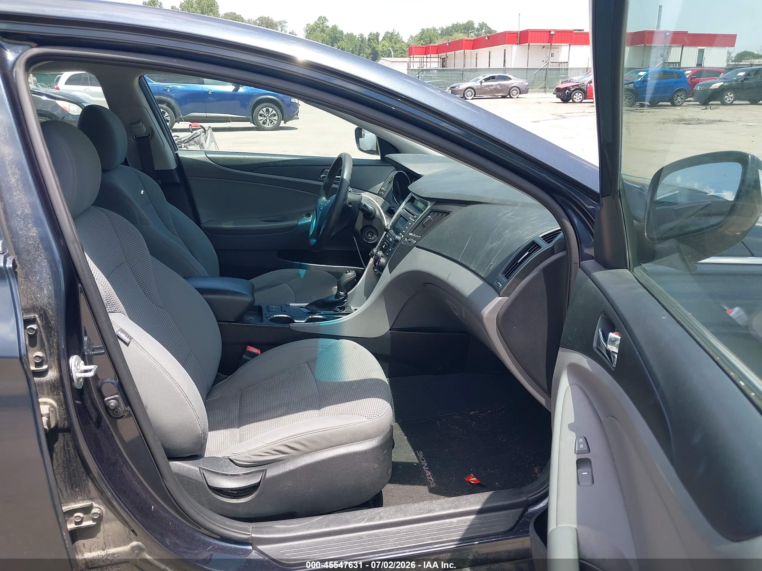 2014 Hyundai Sonata Gls Серый vin: 5NPEB4AC0EH882247