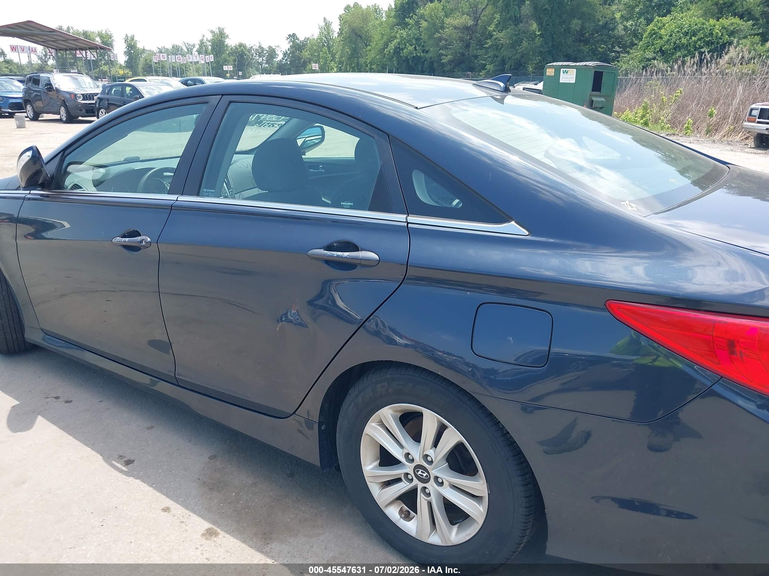 2014 Hyundai Sonata Gls Серый vin: 5NPEB4AC0EH882247