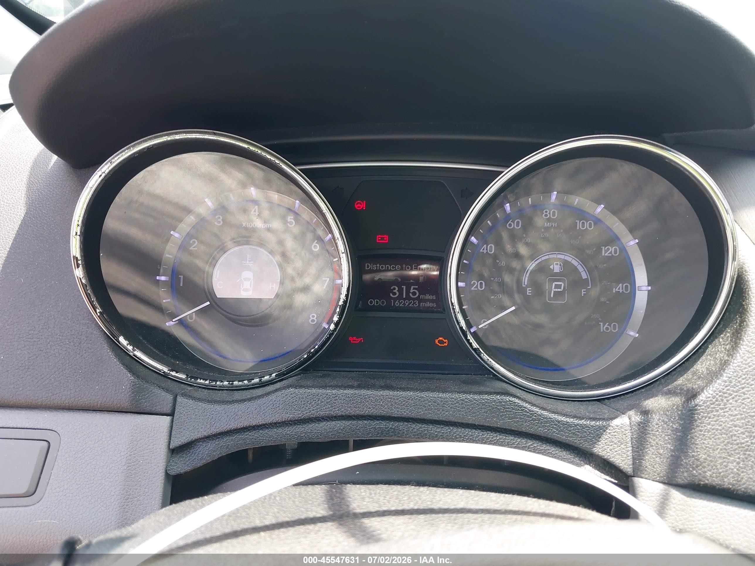 2014 Hyundai Sonata Gls Серый vin: 5NPEB4AC0EH882247