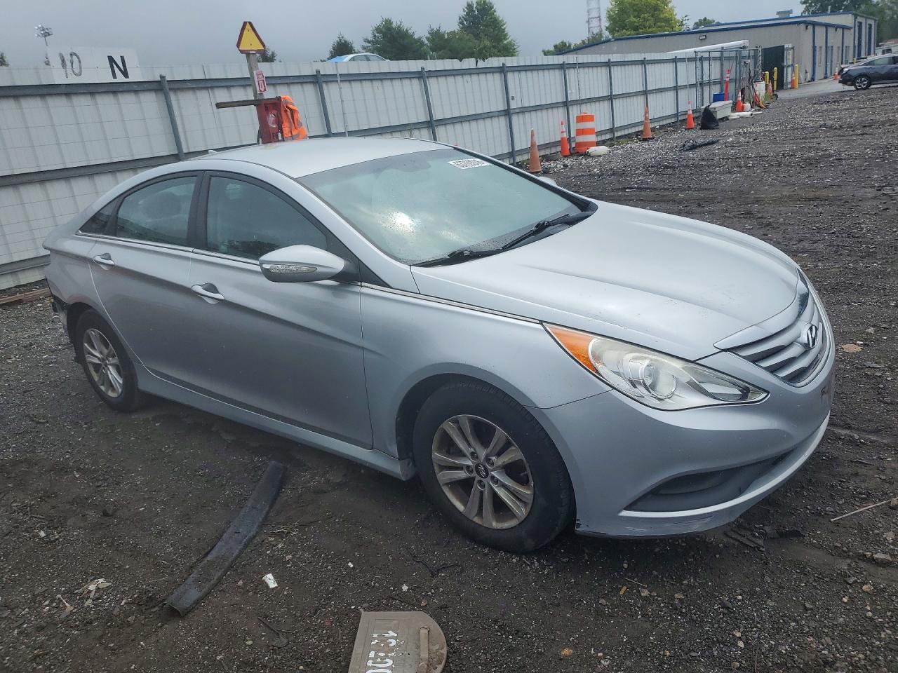 2014 Hyundai Sonata Gls Silver vin: 5NPEB4AC0EH887058