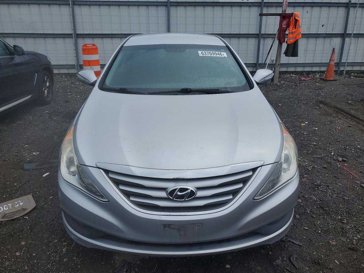 2014 Hyundai Sonata Gls Silver vin: 5NPEB4AC0EH887058