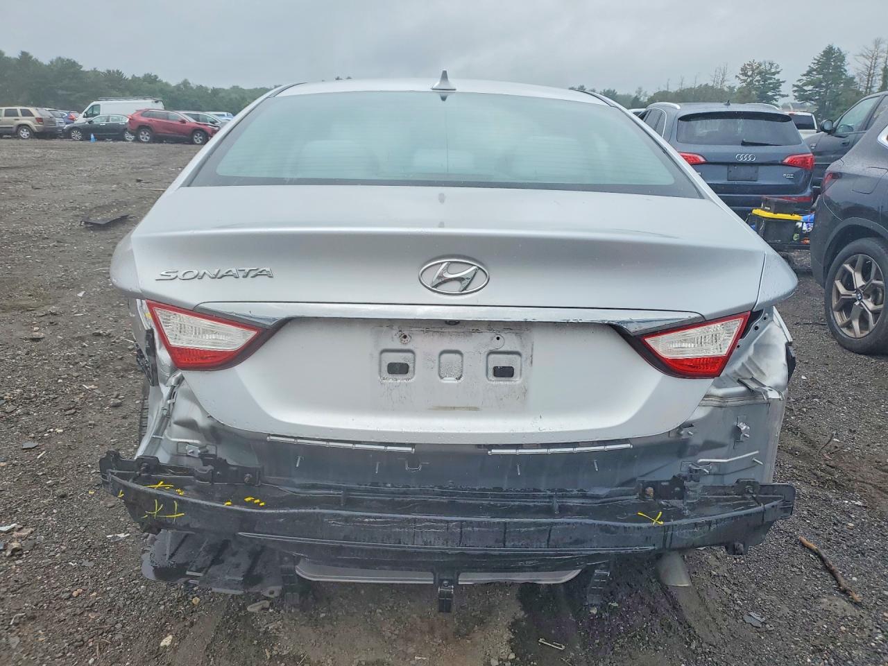 2014 Hyundai Sonata Gls Silver vin: 5NPEB4AC0EH887058