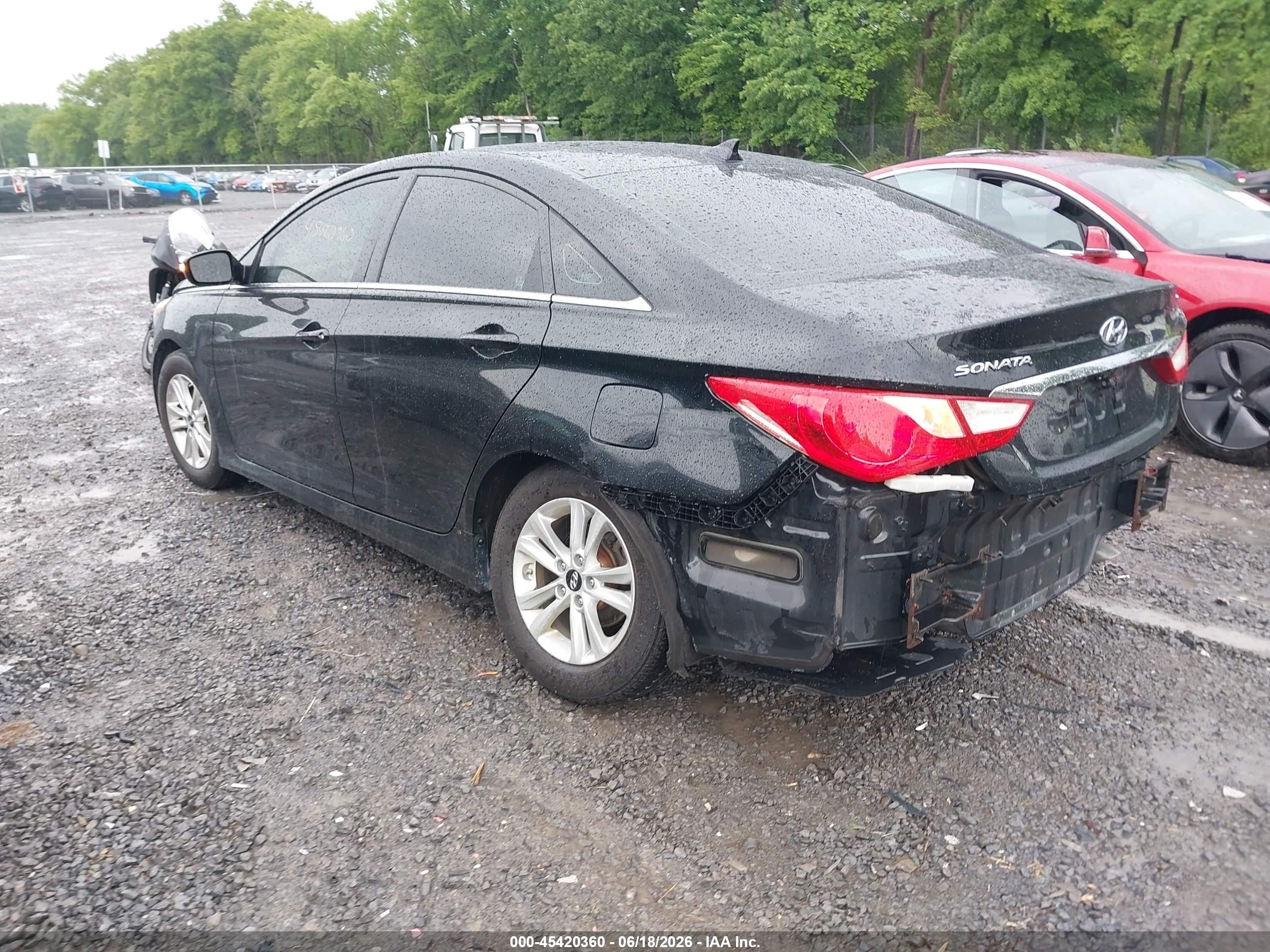 2014 Hyundai Sonata Gls Black vin: 5NPEB4AC0EH888954