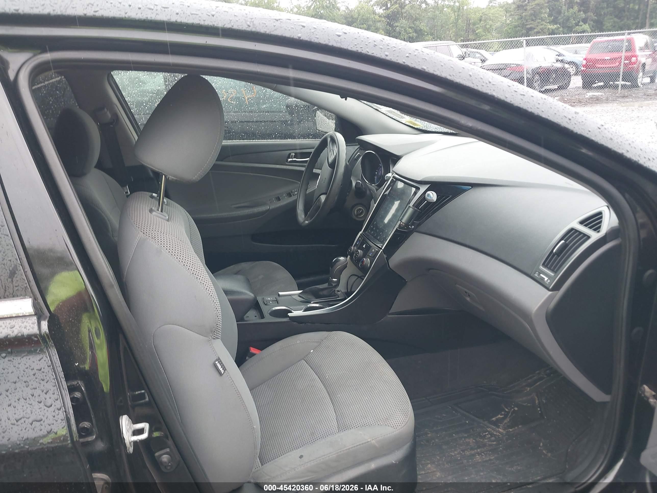 2014 Hyundai Sonata Gls Black vin: 5NPEB4AC0EH888954