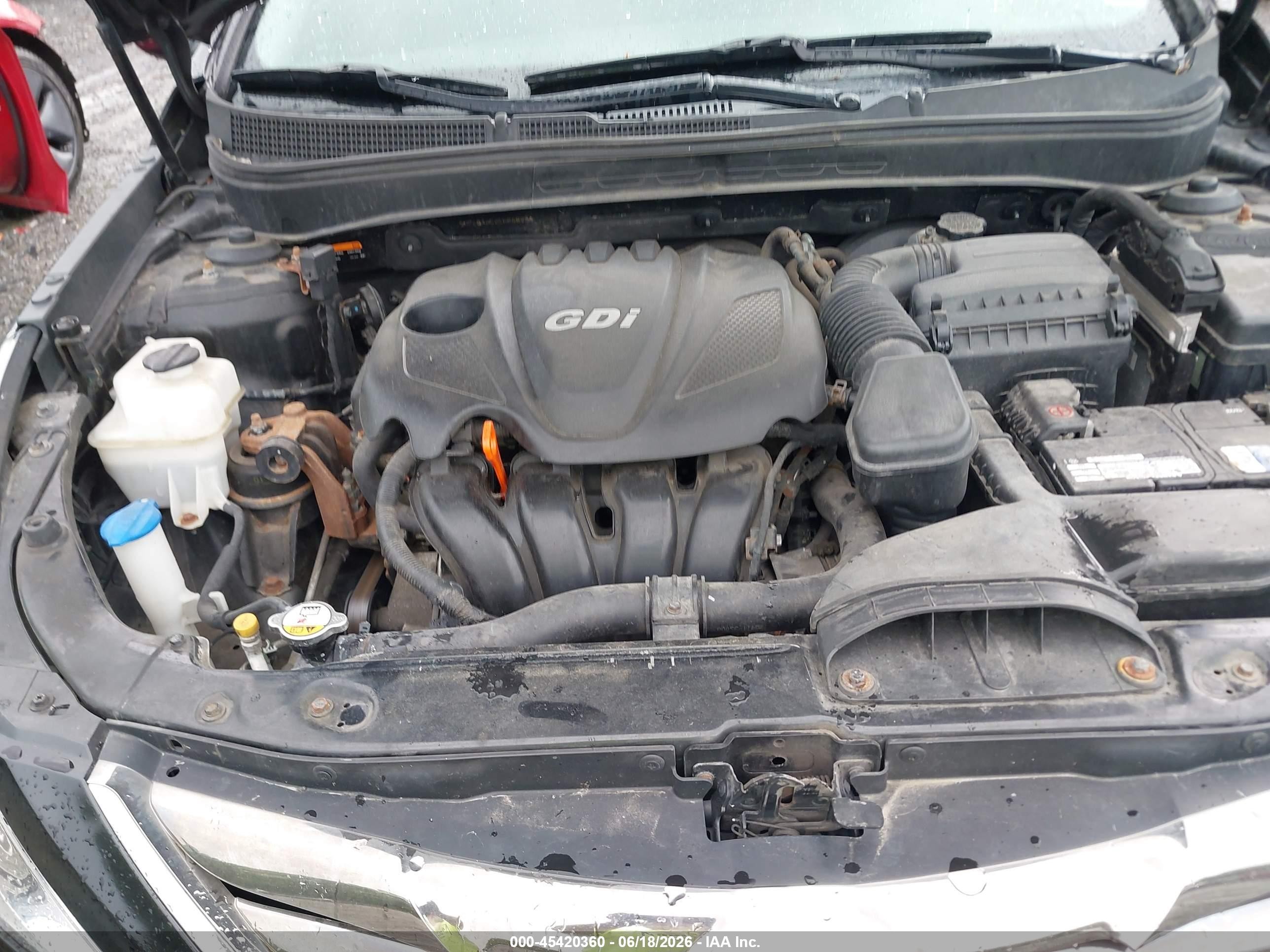 2014 Hyundai Sonata Gls Black vin: 5NPEB4AC0EH888954