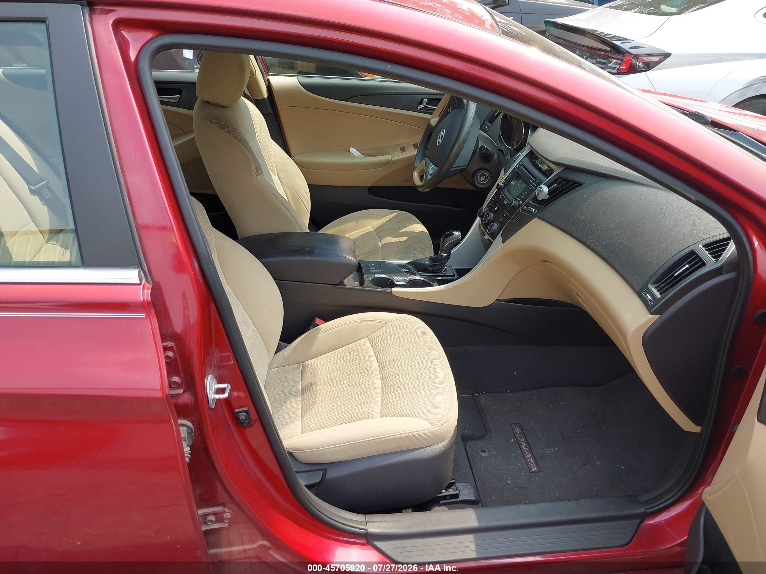 2014 Hyundai Sonata Gls Red vin: 5NPEB4AC0EH890557
