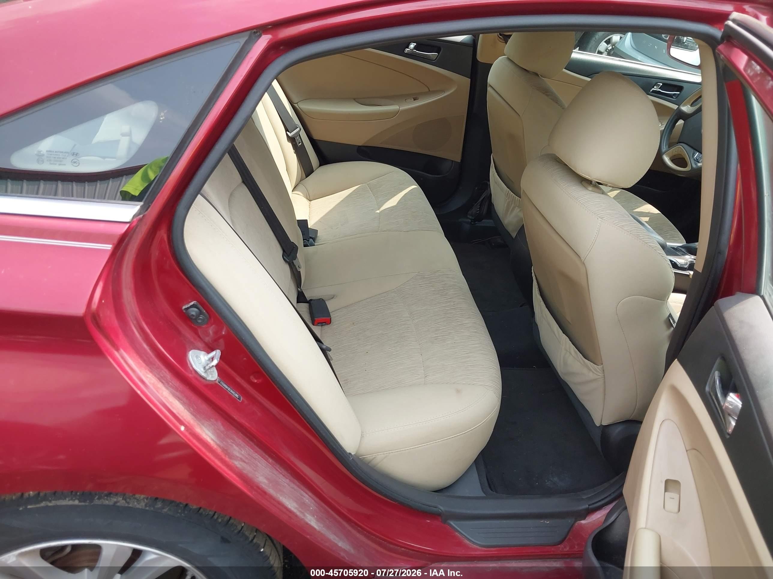 2014 Hyundai Sonata Gls Red vin: 5NPEB4AC0EH890557
