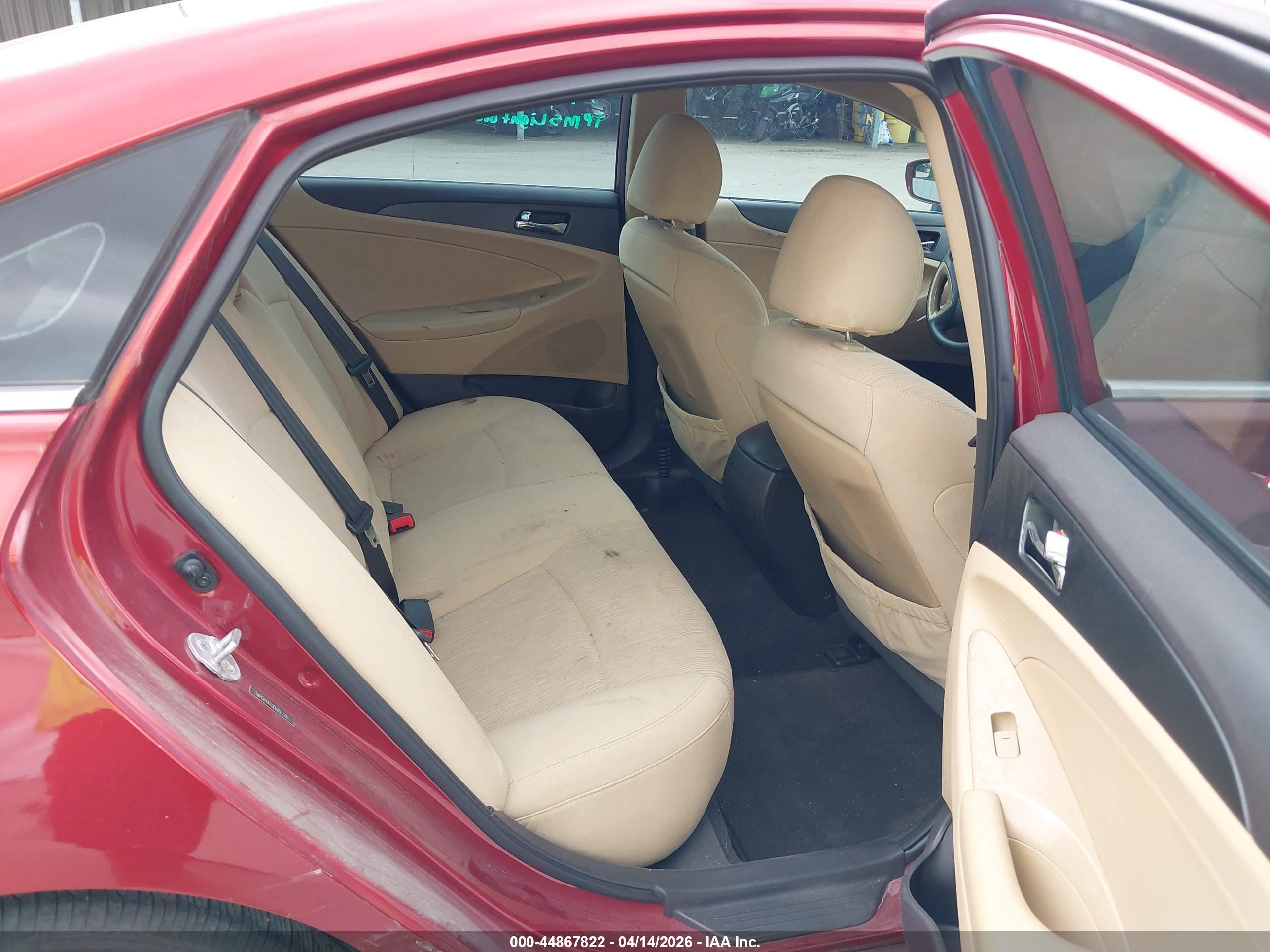 2014 Hyundai Sonata Gls Красный vin: 5NPEB4AC0EH891126