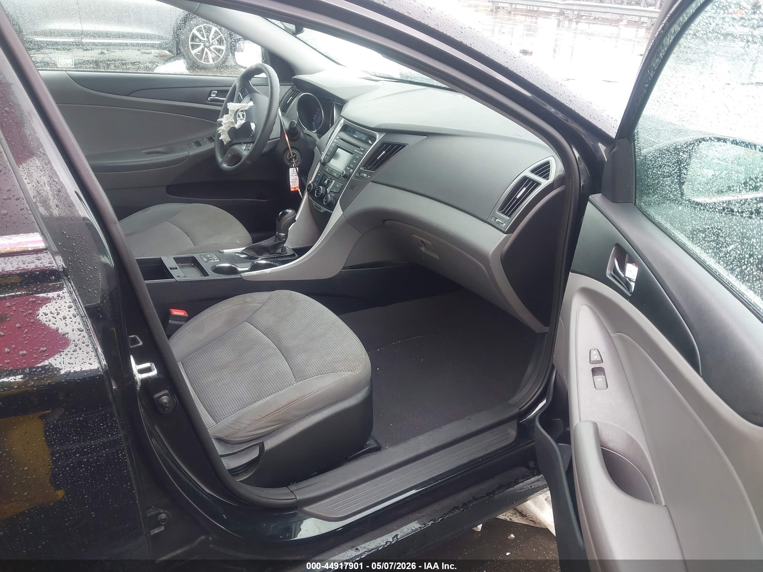 2014 Hyundai Sonata Gls Черный vin: 5NPEB4AC0EH891806