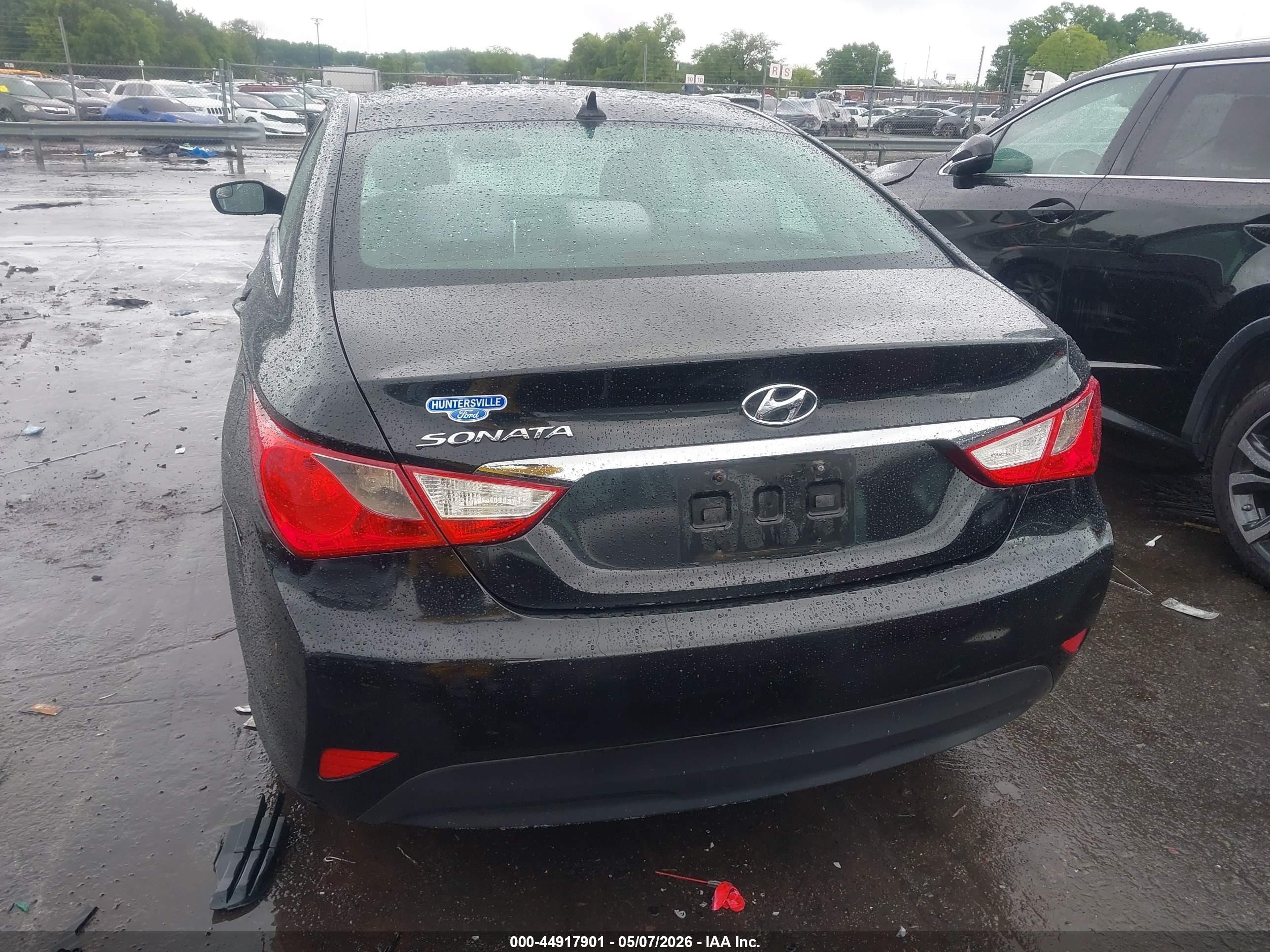 2014 Hyundai Sonata Gls Черный vin: 5NPEB4AC0EH891806