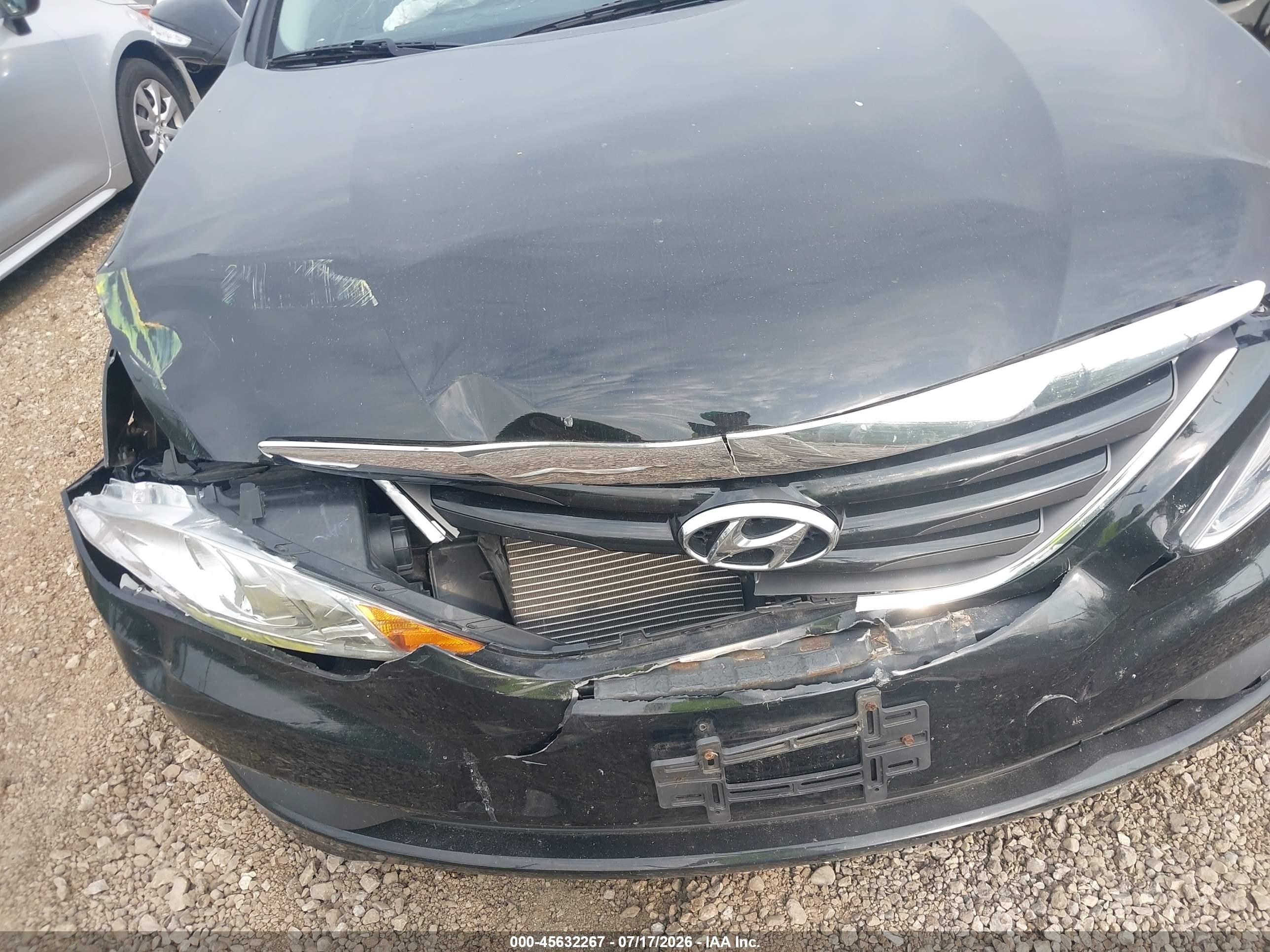 2014 Hyundai Sonata Gls Black vin: 5NPEB4AC0EH897217
