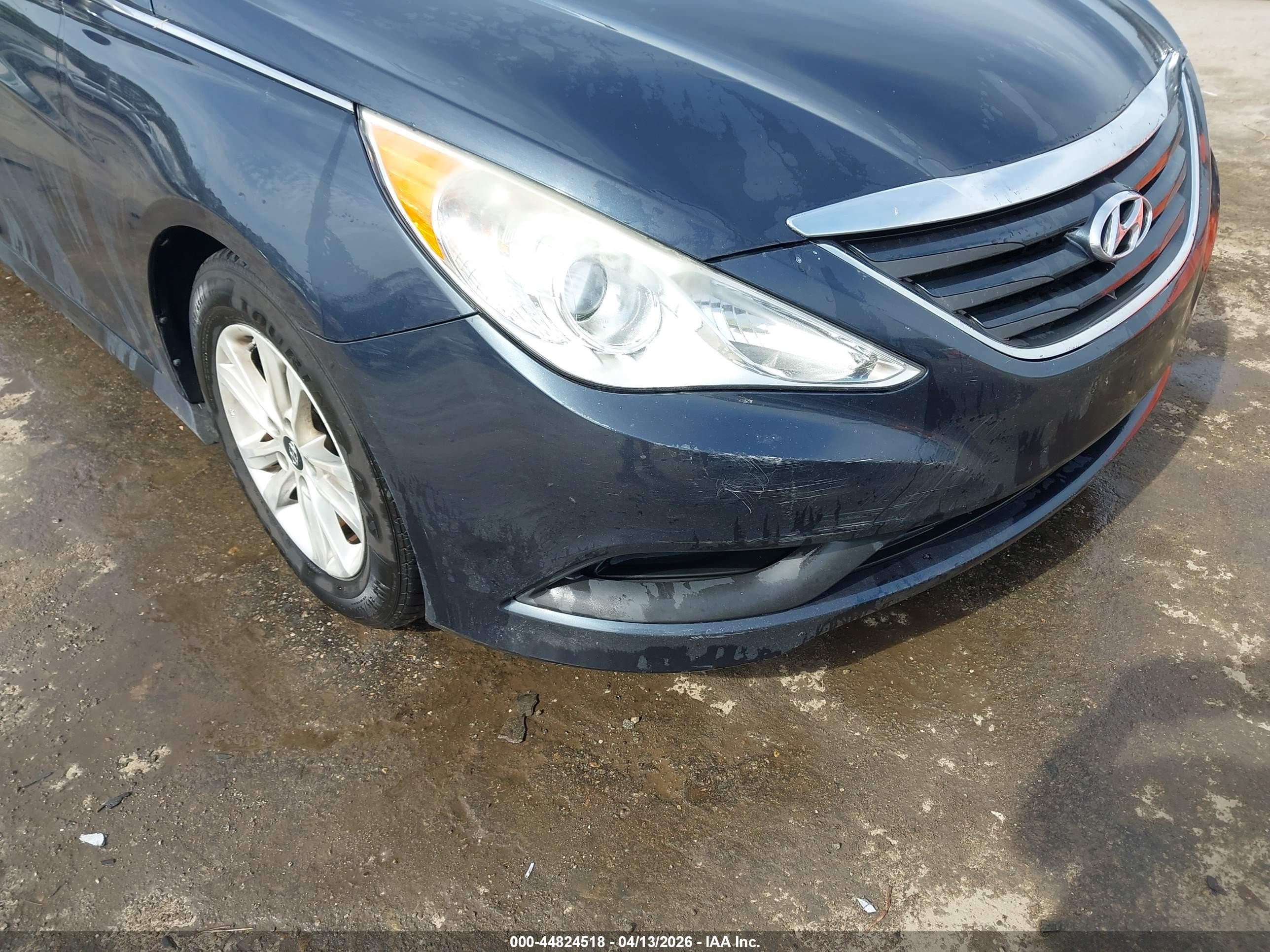 2014 Hyundai Sonata Gls Blue vin: 5NPEB4AC0EH899663