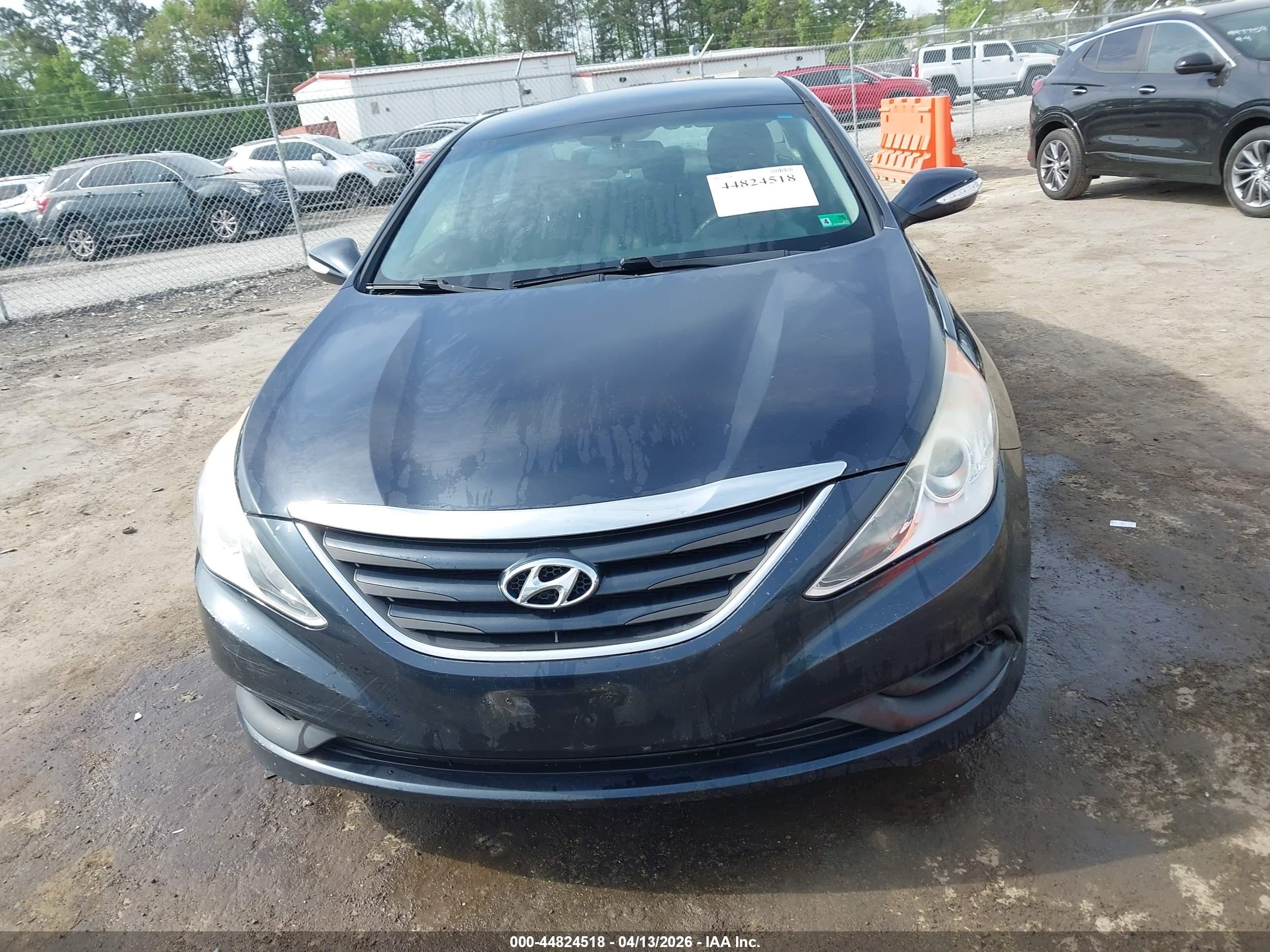 2014 Hyundai Sonata Gls Blue vin: 5NPEB4AC0EH899663