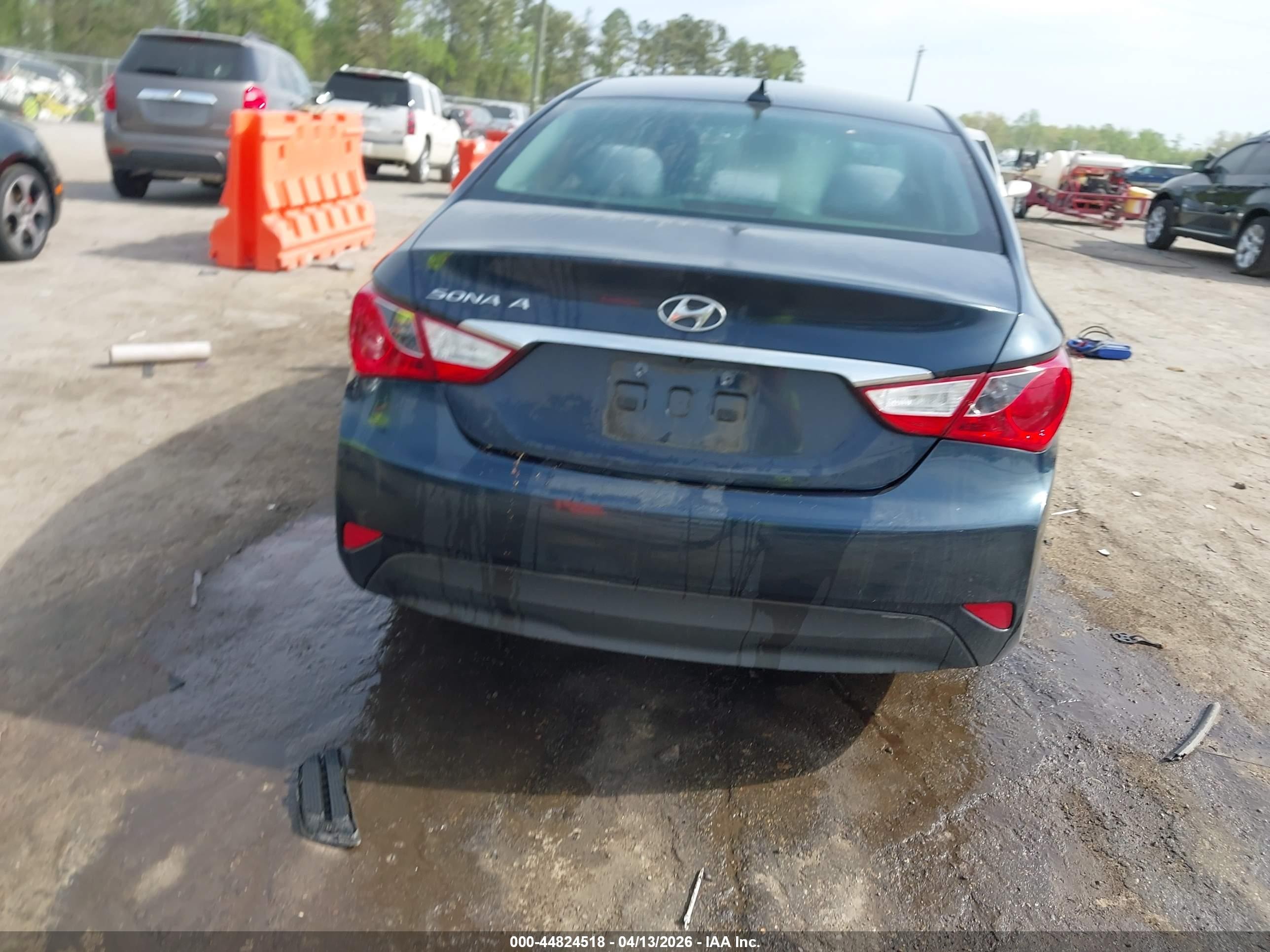 2014 Hyundai Sonata Gls Blue vin: 5NPEB4AC0EH899663