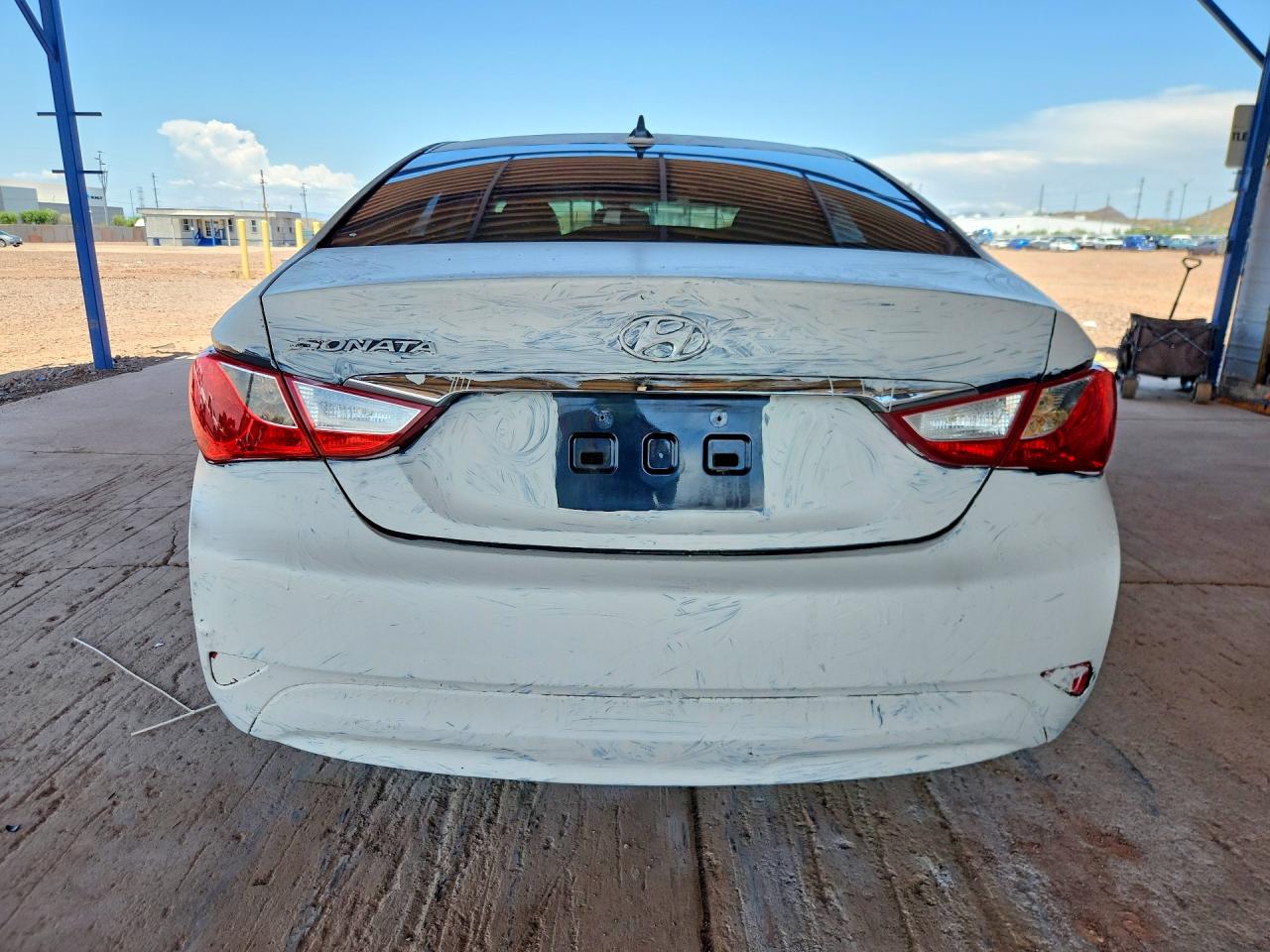 2014 Hyundai Sonata Gls Белый vin: 5NPEB4AC0EH903047