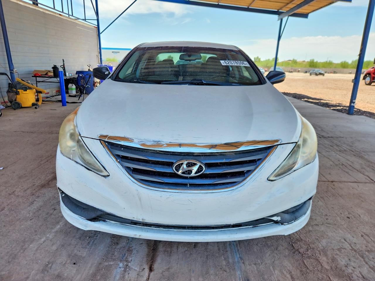 2014 Hyundai Sonata Gls Белый vin: 5NPEB4AC0EH903047
