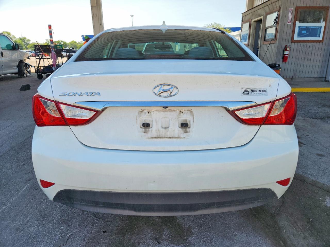 2014 Hyundai Sonata Gls White vin: 5NPEB4AC0EH903937