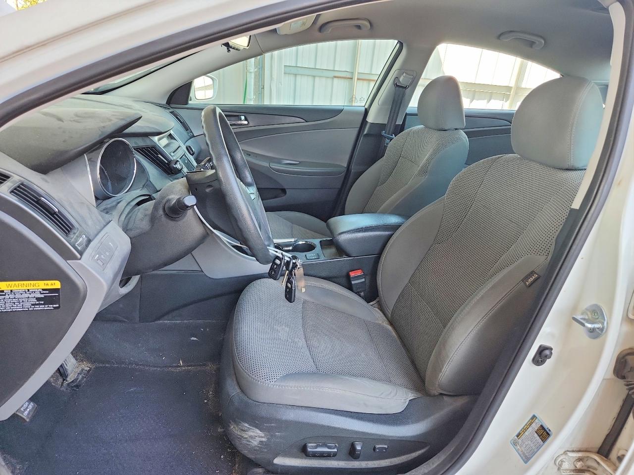 2014 Hyundai Sonata Gls White vin: 5NPEB4AC0EH903937