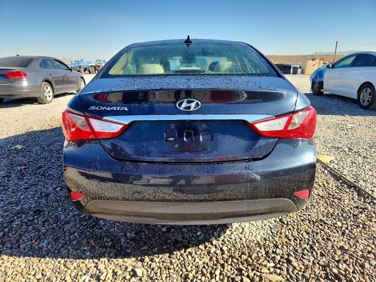 2014 Hyundai Sonata Gls Blue vin: 5NPEB4AC0EH905526