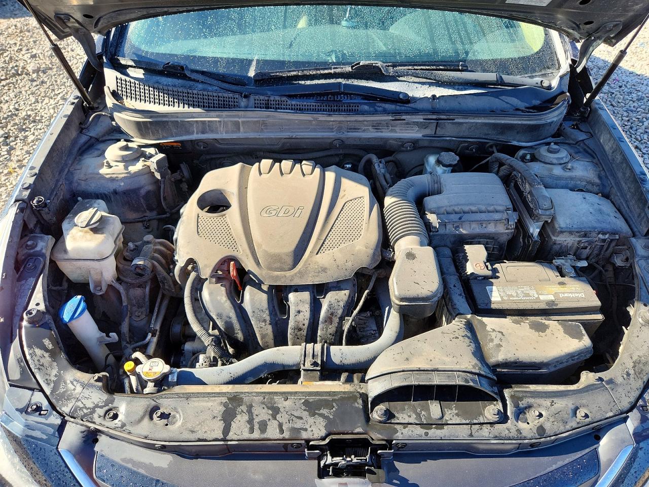 2014 Hyundai Sonata Gls Blue vin: 5NPEB4AC0EH905526