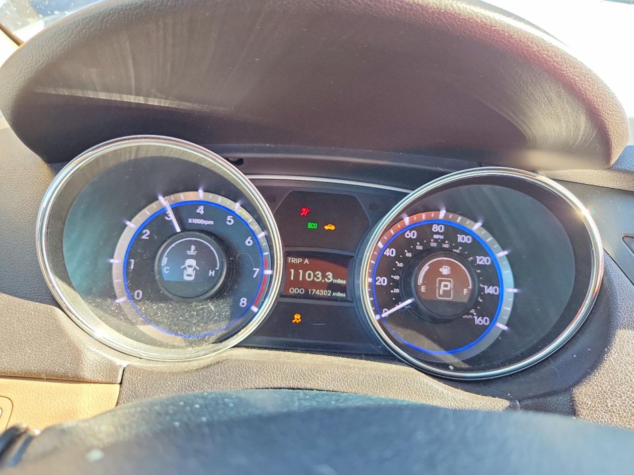 2014 Hyundai Sonata Gls Blue vin: 5NPEB4AC0EH905526