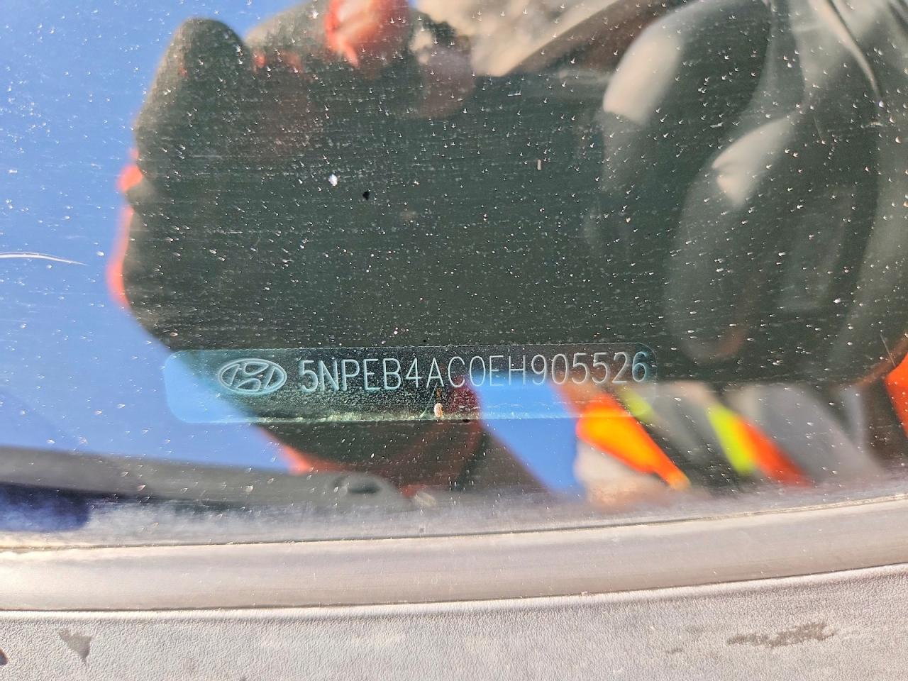 2014 Hyundai Sonata Gls Blue vin: 5NPEB4AC0EH905526