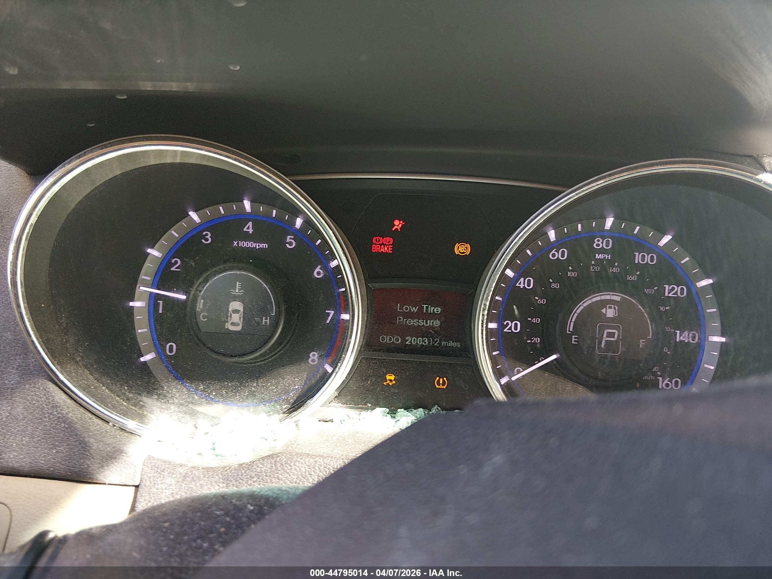 2014 Hyundai Sonata Gls White vin: 5NPEB4AC0EH906871