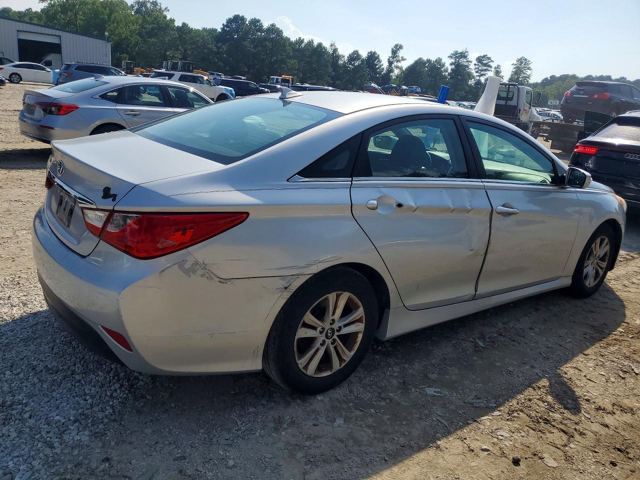 2014 Hyundai Sonata Gls Silver vin: 5NPEB4AC0EH916204