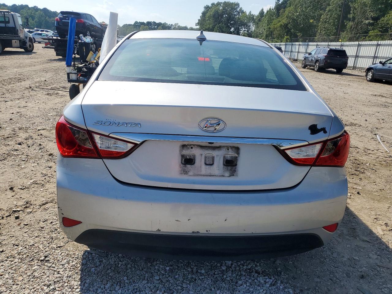 2014 Hyundai Sonata Gls Silver vin: 5NPEB4AC0EH916204