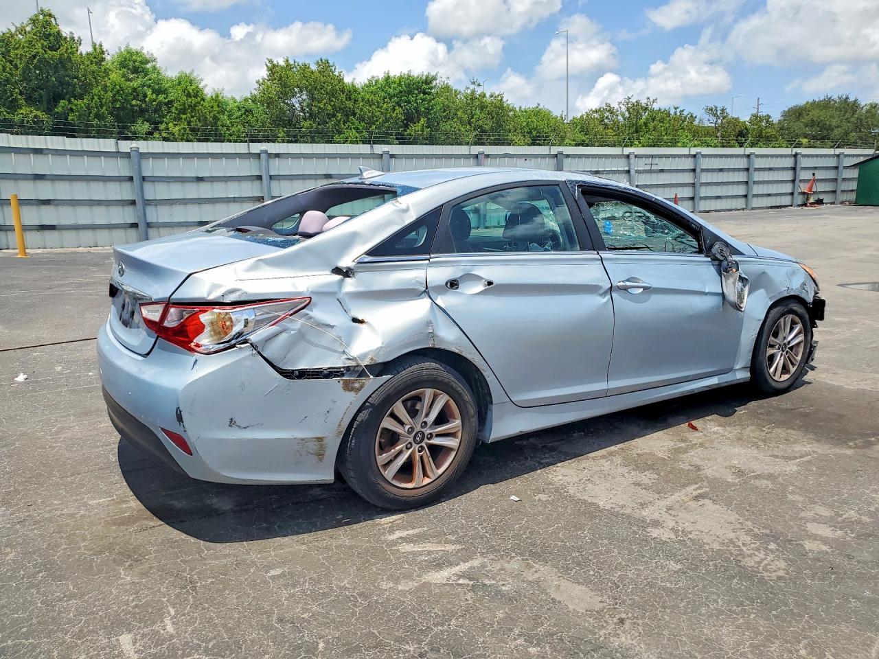 2014 Hyundai Sonata Gls Silver vin: 5NPEB4AC0EH918096