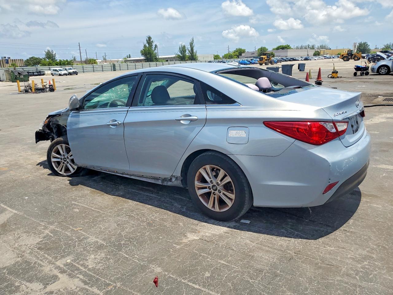 2014 Hyundai Sonata Gls Silver vin: 5NPEB4AC0EH918096