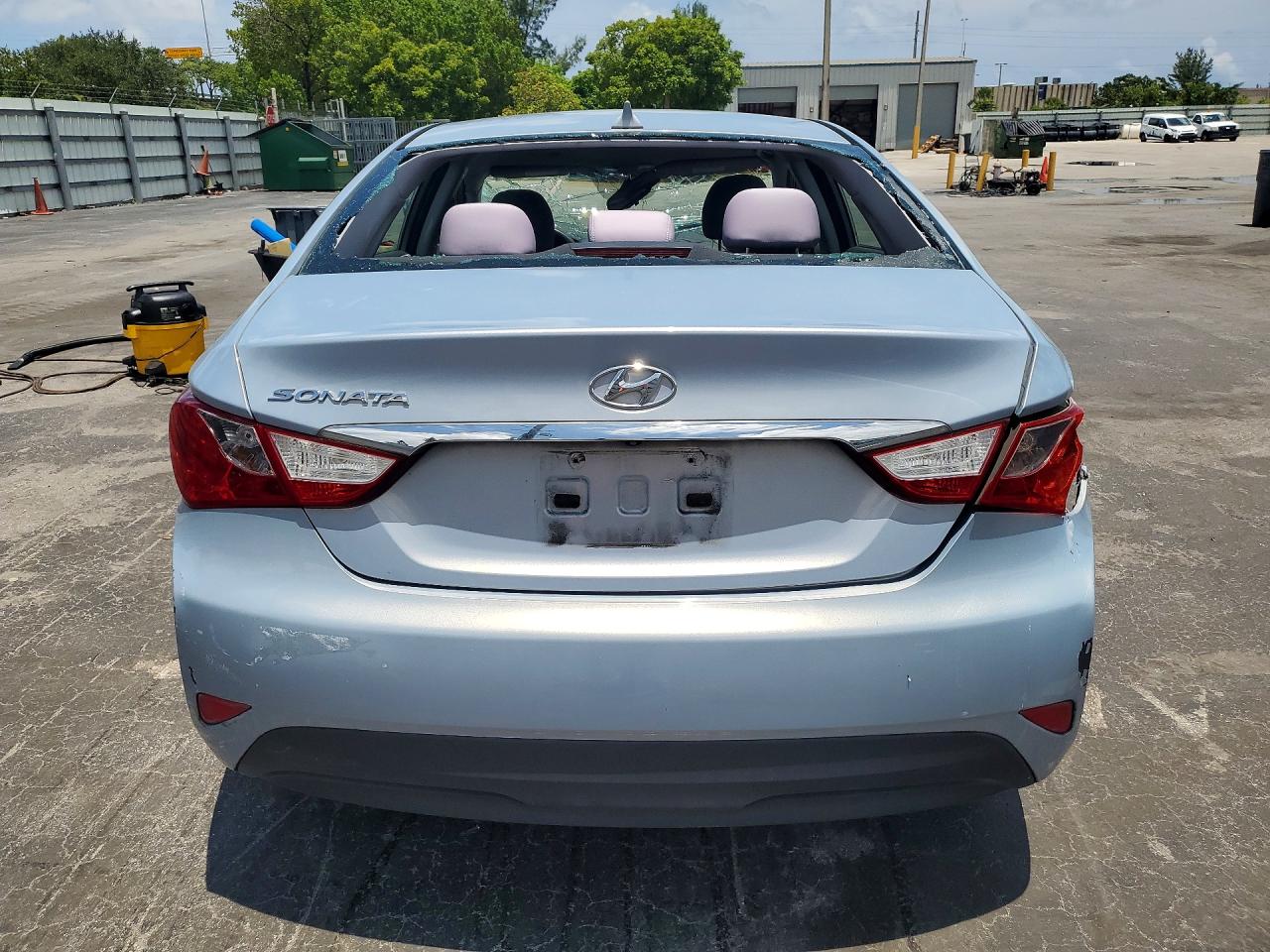 2014 Hyundai Sonata Gls Silver vin: 5NPEB4AC0EH918096