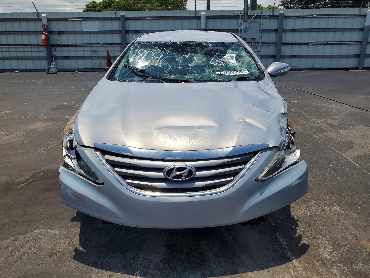 2014 Hyundai Sonata Gls Silver vin: 5NPEB4AC0EH918096