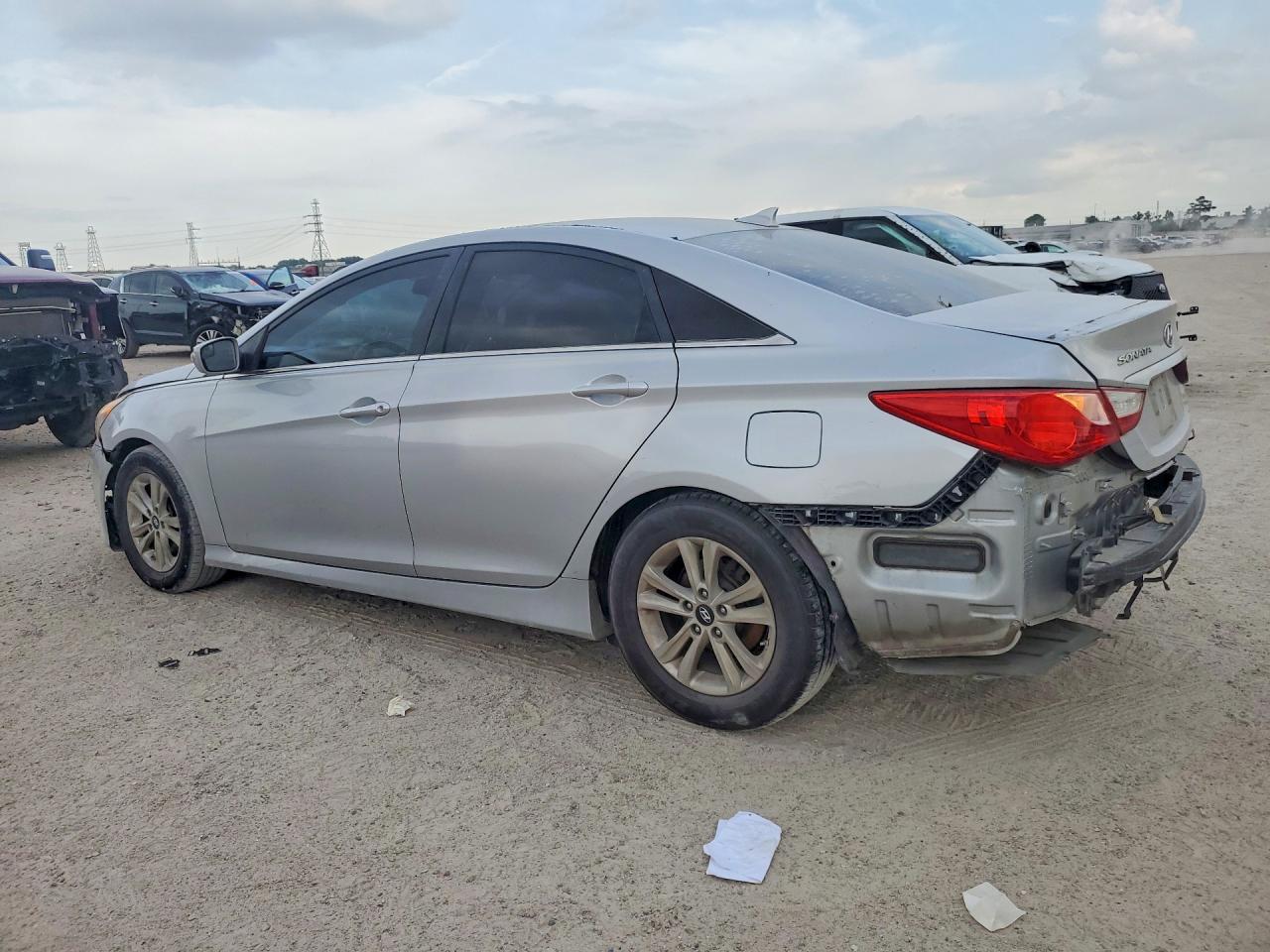 2014 Hyundai Sonata Gls Серебряный vin: 5NPEB4AC0EH918826