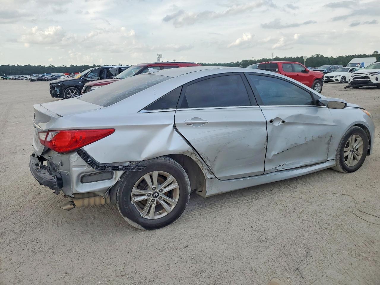 2014 Hyundai Sonata Gls Серебряный vin: 5NPEB4AC0EH918826
