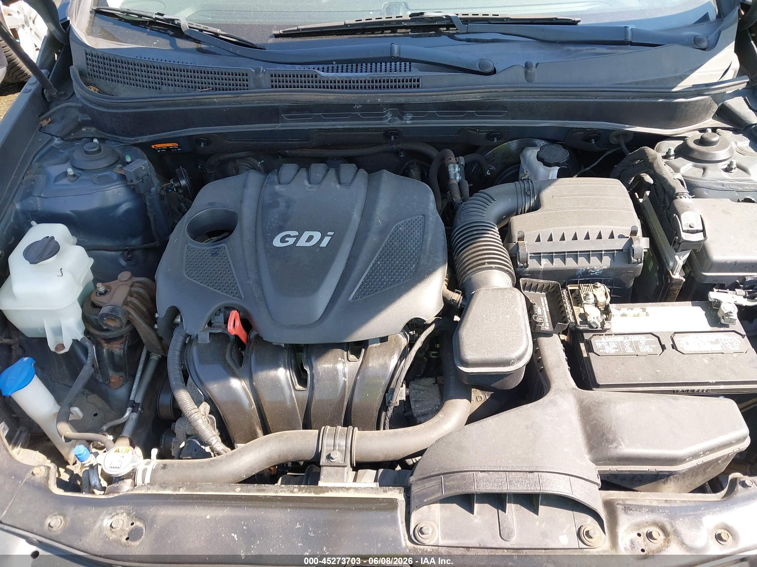 2014 Hyundai Sonata Gls Navy vin: 5NPEB4AC0EH921032