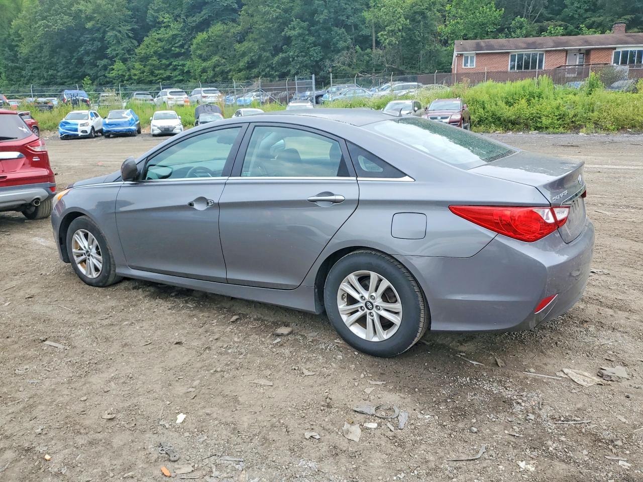 2014 Hyundai Sonata Gls Gray vin: 5NPEB4AC0EH924285