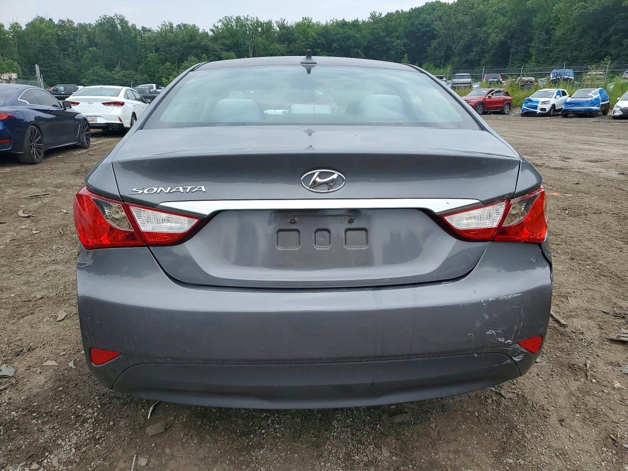 2014 Hyundai Sonata Gls Gray vin: 5NPEB4AC0EH924285