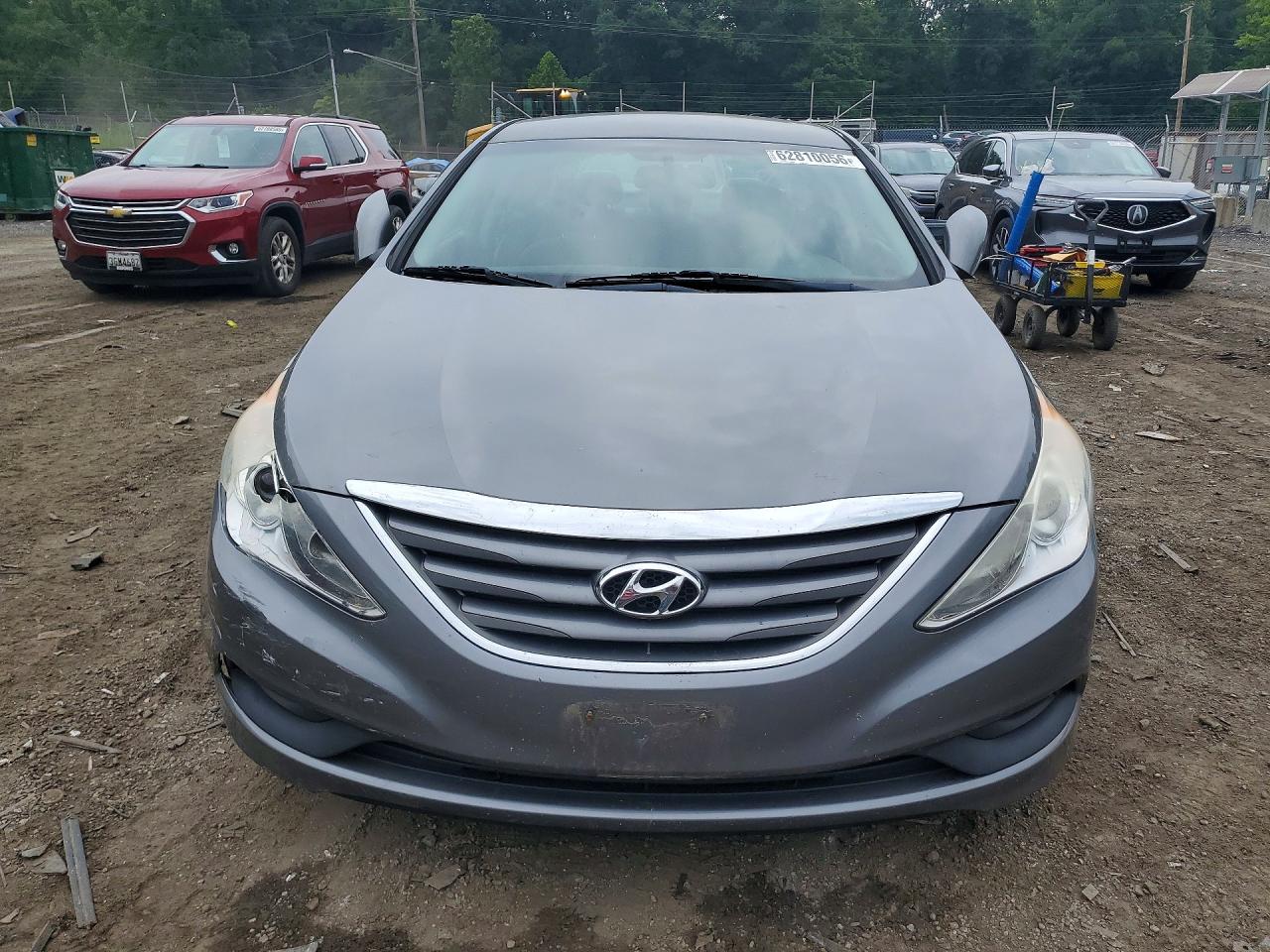 2014 Hyundai Sonata Gls Gray vin: 5NPEB4AC0EH924285