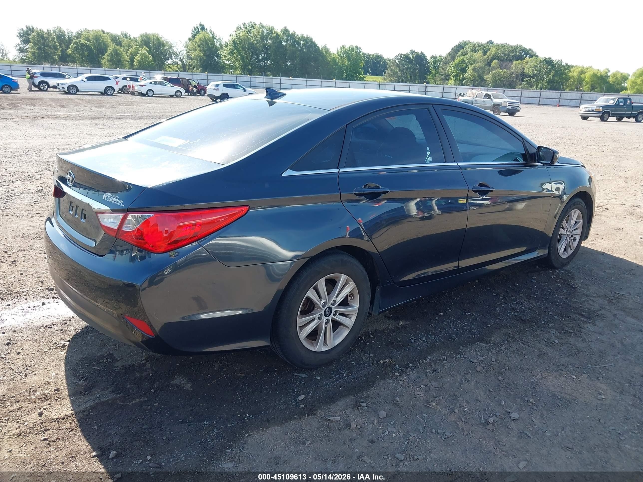 2014 Hyundai Sonata Gls Purple vin: 5NPEB4AC0EH928742