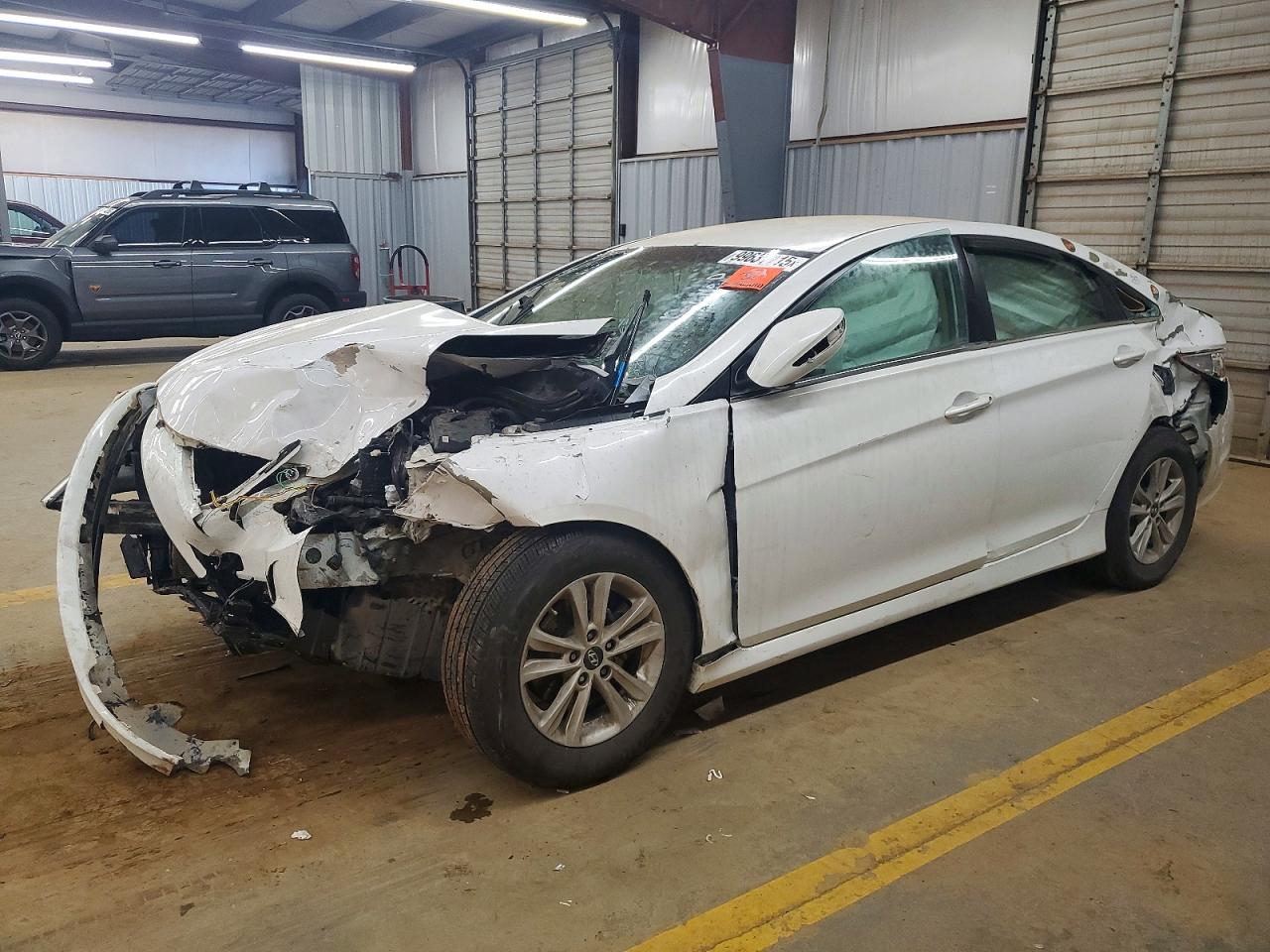 2014 Hyundai Sonata Gls White vin: 5NPEB4AC0EH932743