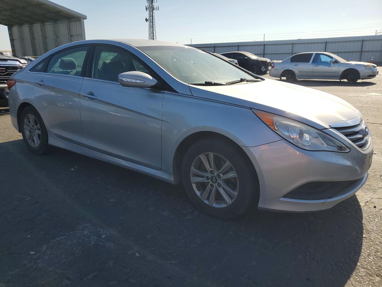 2014 Hyundai Sonata Gls Silver vin: 5NPEB4AC0EH935495