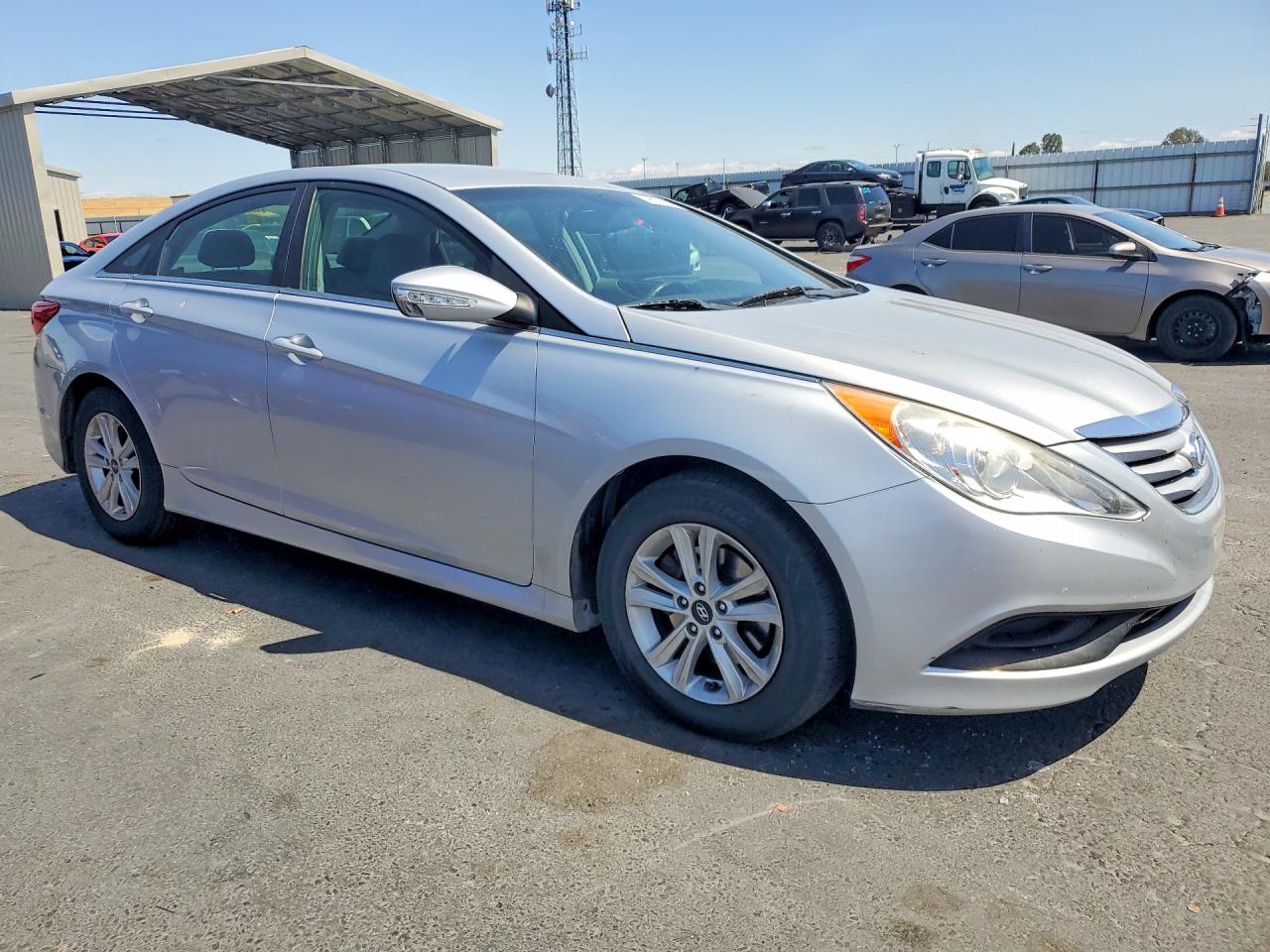 2014 Hyundai Sonata Gls Silver vin: 5NPEB4AC0EH942642