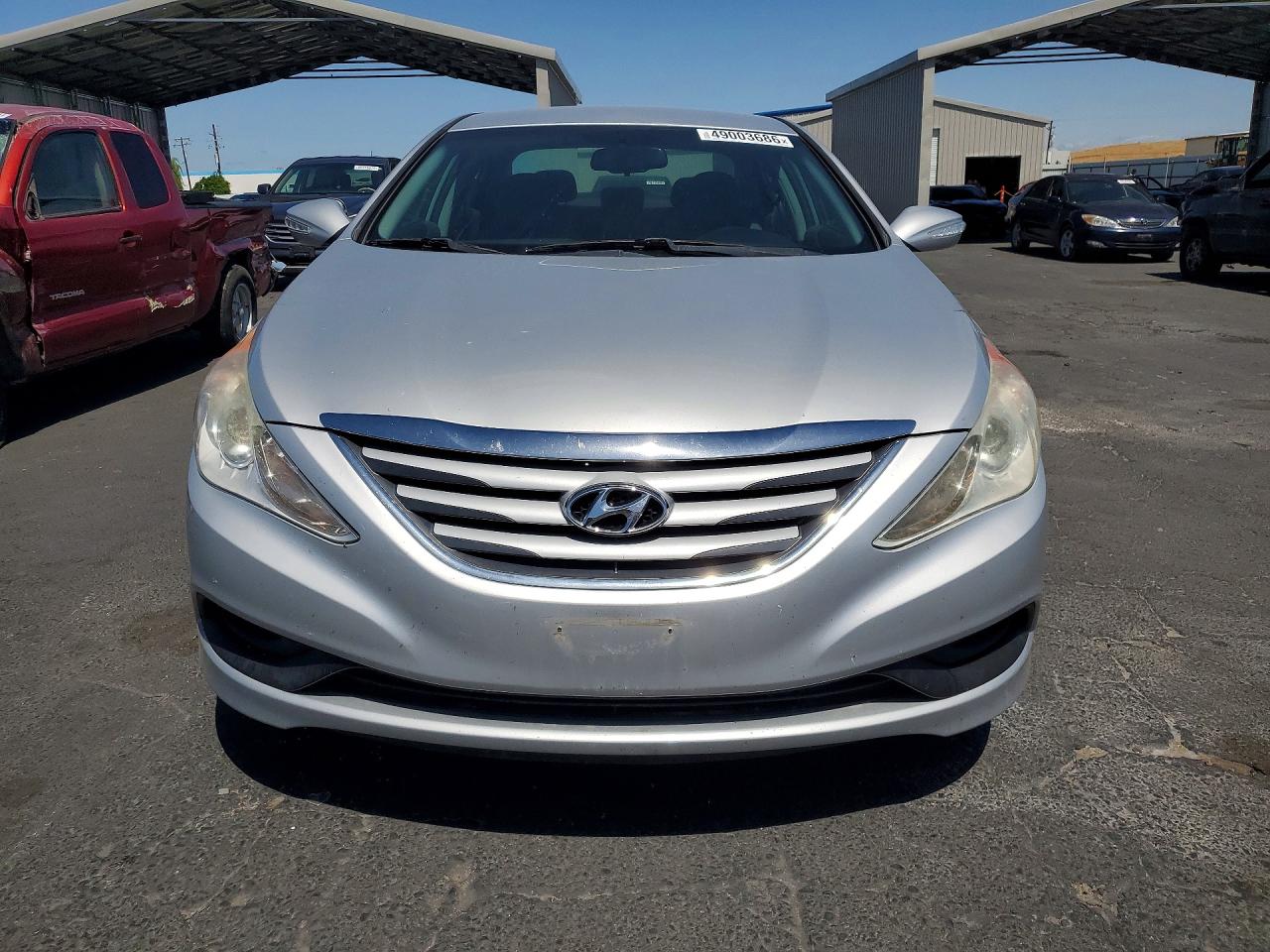 2014 Hyundai Sonata Gls Silver vin: 5NPEB4AC0EH942642
