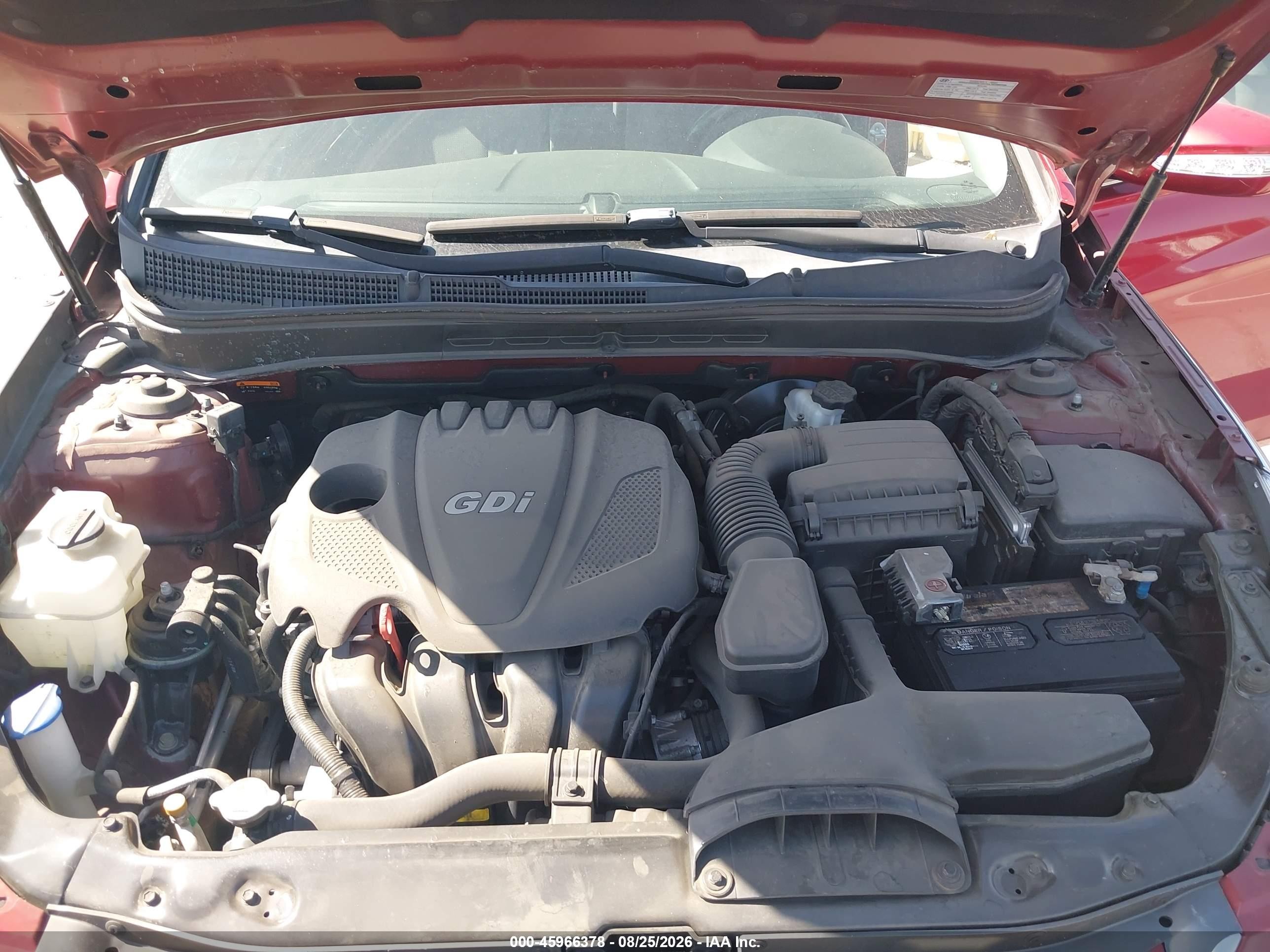 2014 Hyundai Sonata Gls Red vin: 5NPEB4AC0EH945797